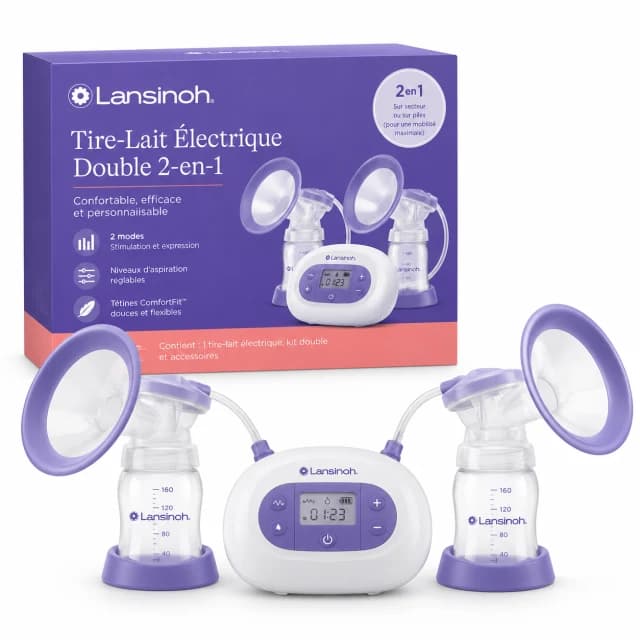 Lansinoh Tire-Lait Électrique Double 2-en-1
