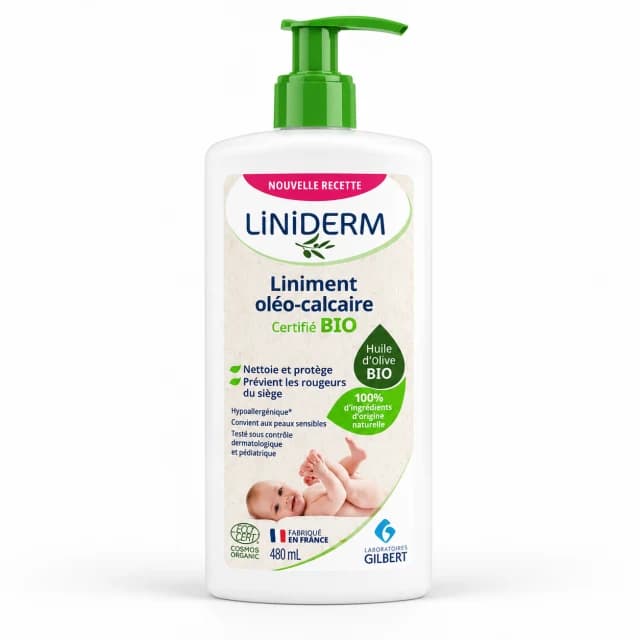 Liniderm Liniment Oléo-Calcaire Bio 480 ml